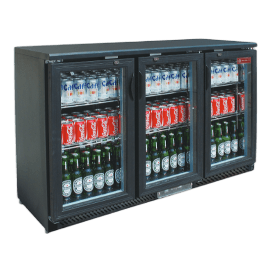 Golden Ice 3-Door Back Bar Refrigerator
